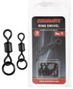 Obratlík s krúžkom Ring Swivel Mini 15ks